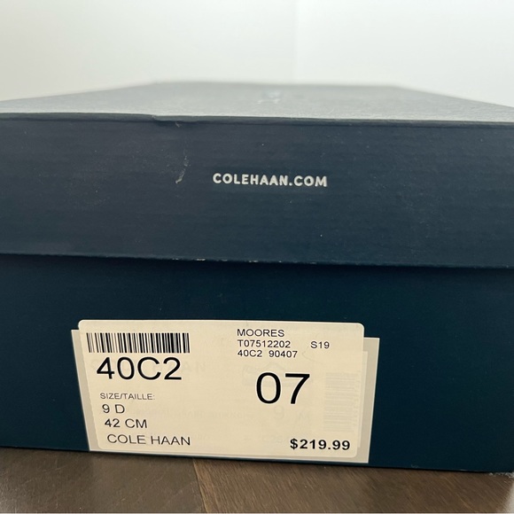 Cole Haan ZeroGrand Navy Oxford Wingtip (with box) - Picture 2 of 7